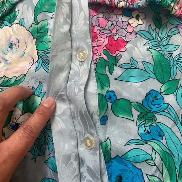 DIANE FREIS | 100% Silk Tunic Large - Picture 9 of 13